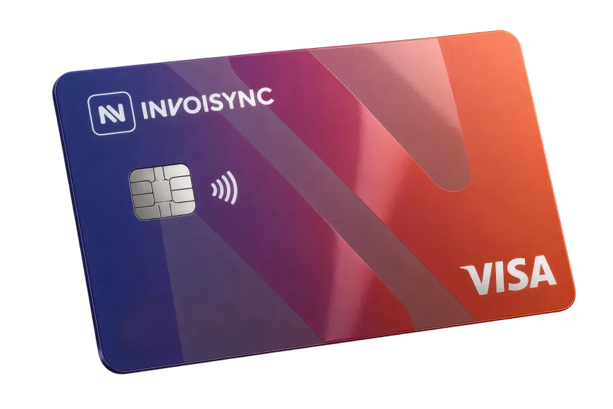 Invoisync Visa card
